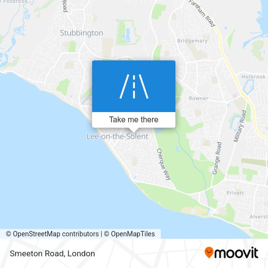 Smeeton Road map