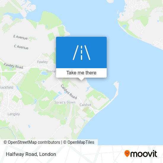 Halfway Road map