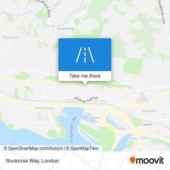 Rockrose Way map