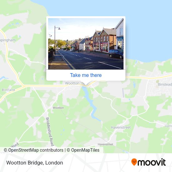 Wootton Bridge map
