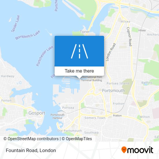 Fountain Road map