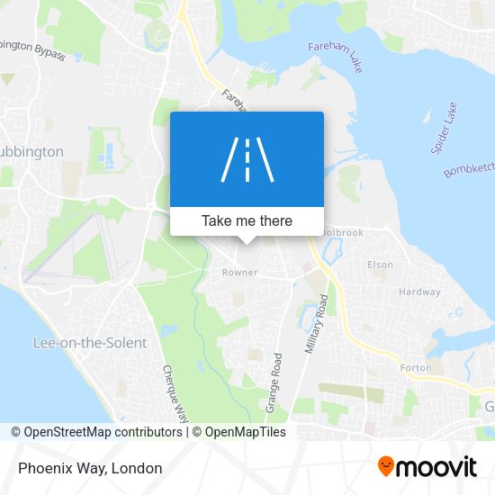 Phoenix Way map