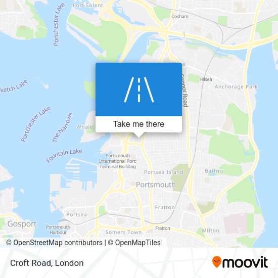 Croft Road map