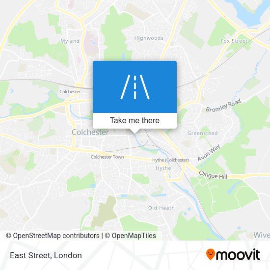 East Street map