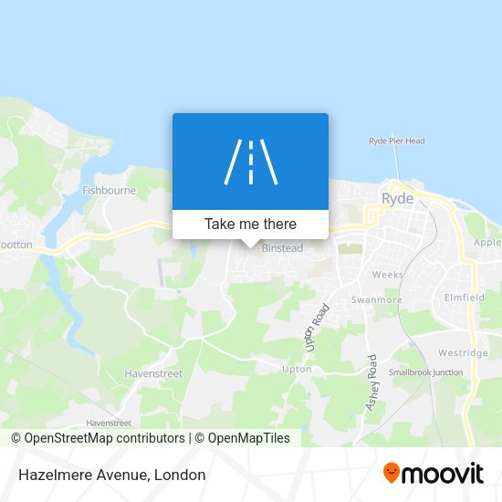 Hazelmere Avenue map