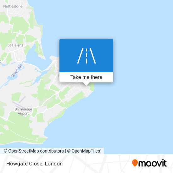 Howgate Close map