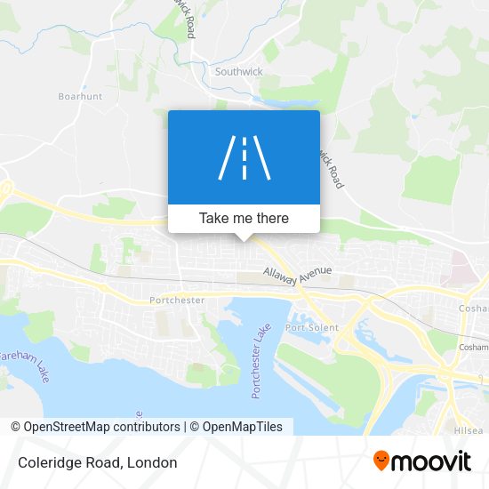 Coleridge Road map