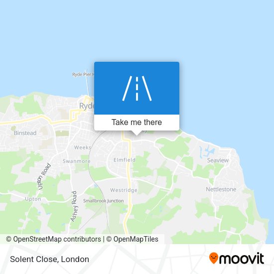Solent Close map