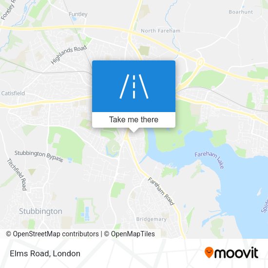 Elms Road map