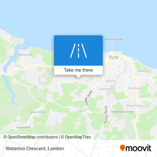 Waterloo Crescent map