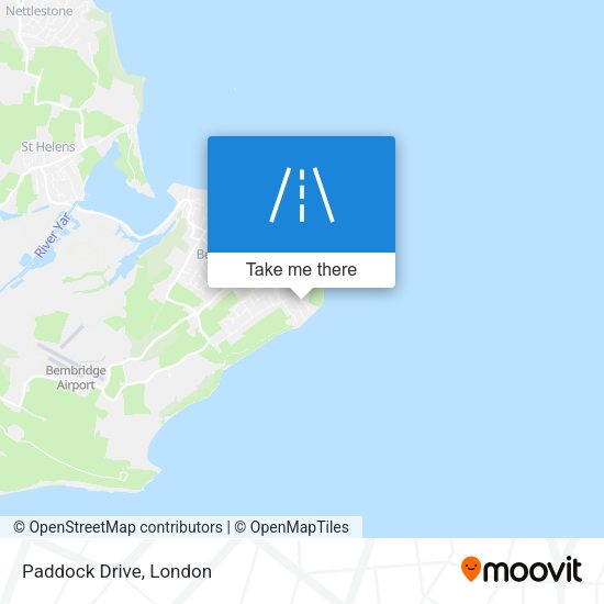 Paddock Drive map