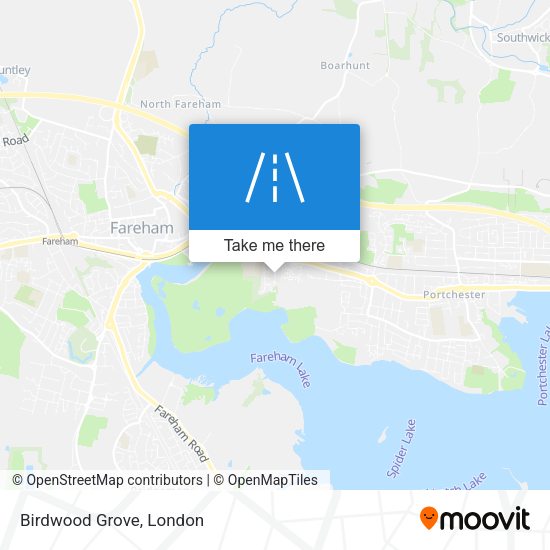 Birdwood Grove map