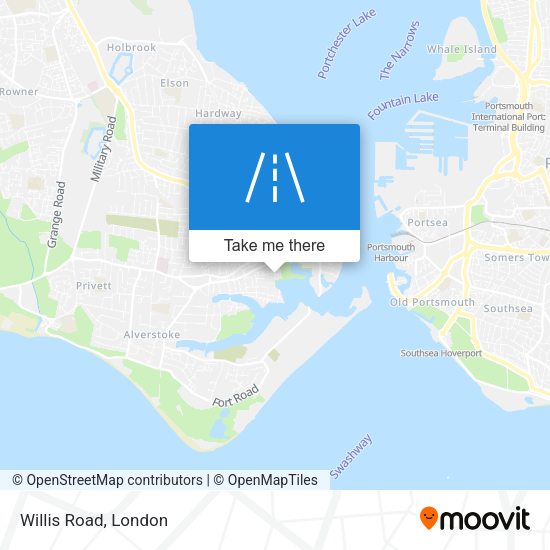 Willis Road map