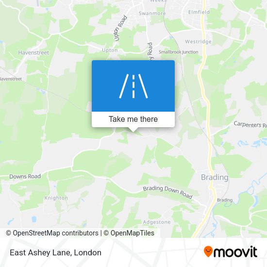 East Ashey Lane map