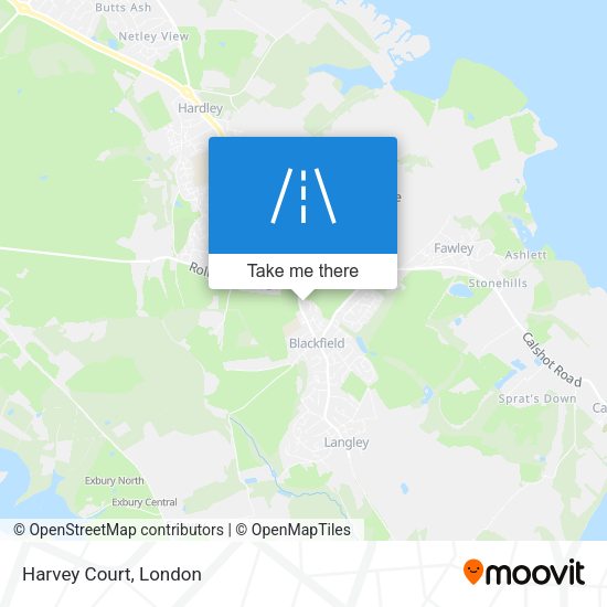 Harvey Court map