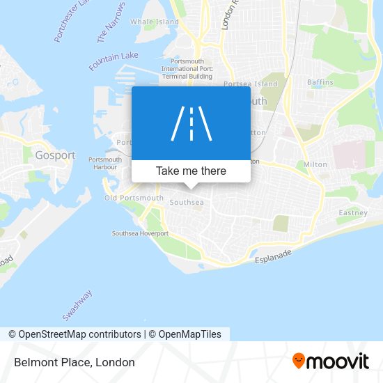 Belmont Place map