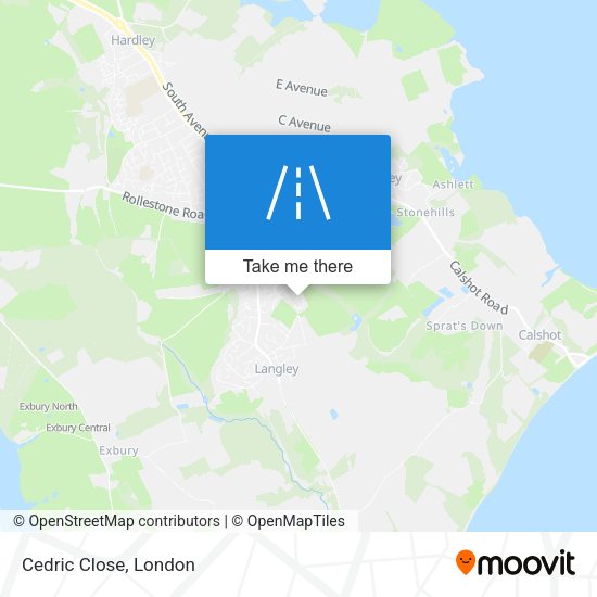 Cedric Close map