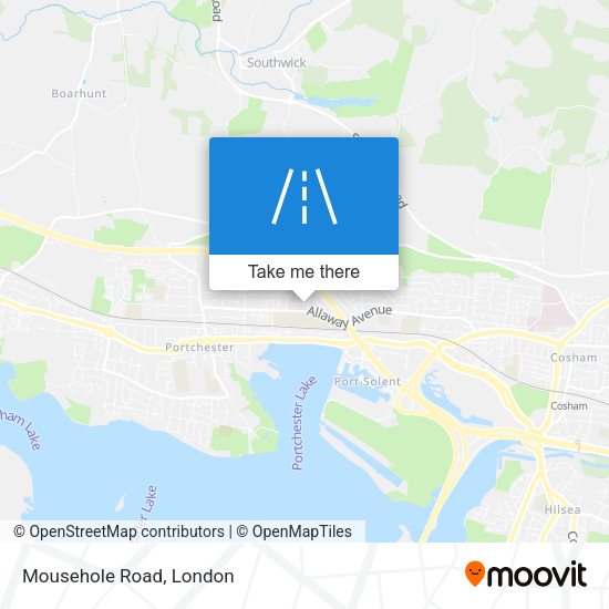 Mousehole Road map