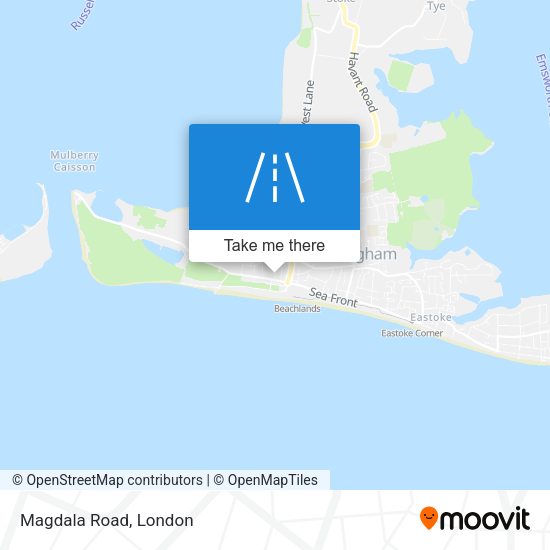 Magdala Road map
