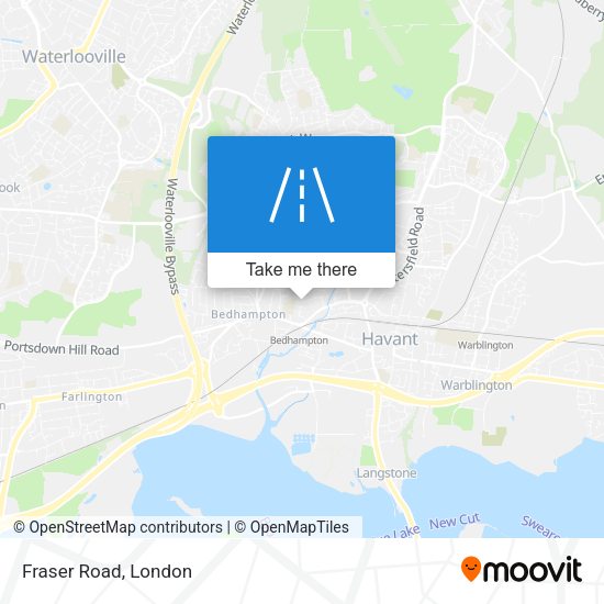 Fraser Road map
