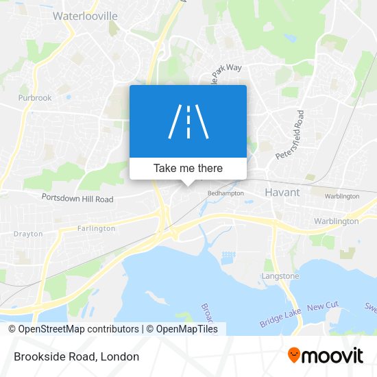 Brookside Road map
