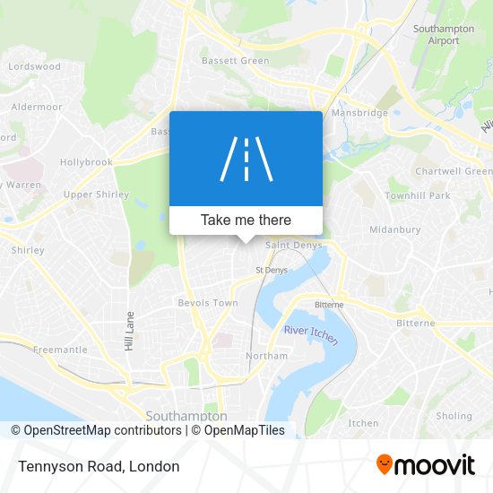 Tennyson Road map