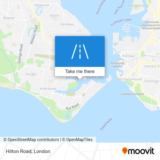 Hilton Road map
