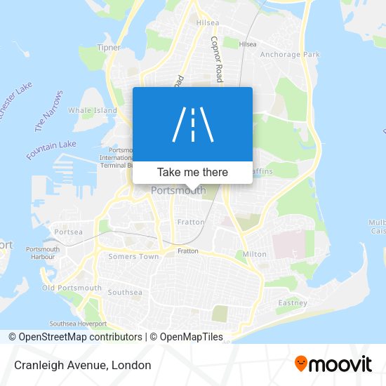 Cranleigh Avenue map