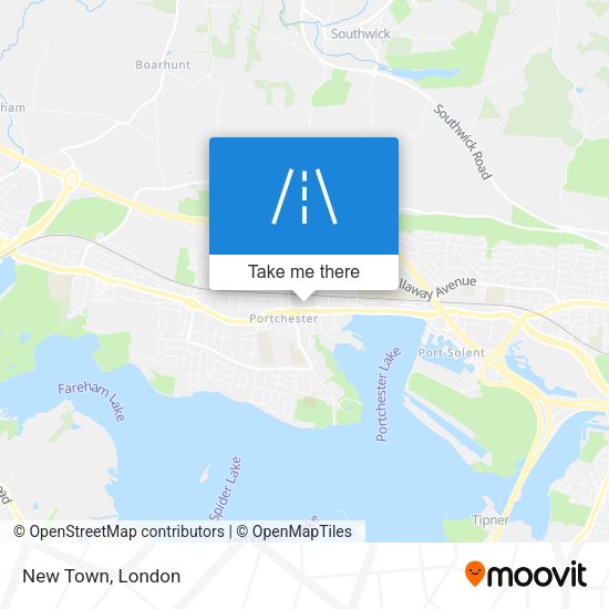 New Town map