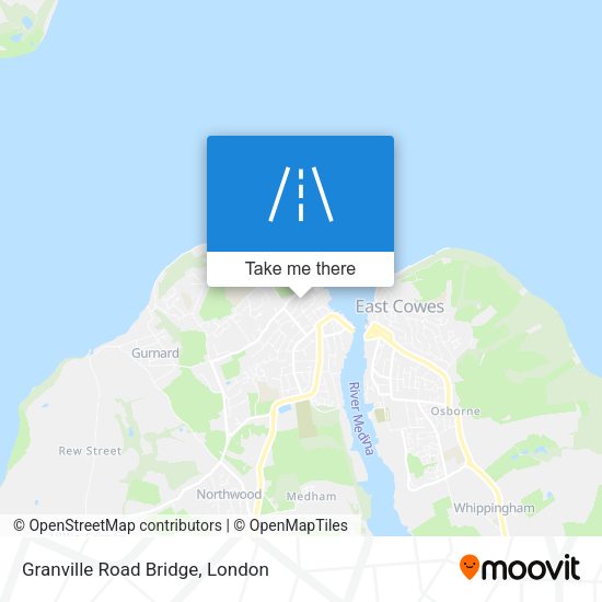 Granville Road Bridge map