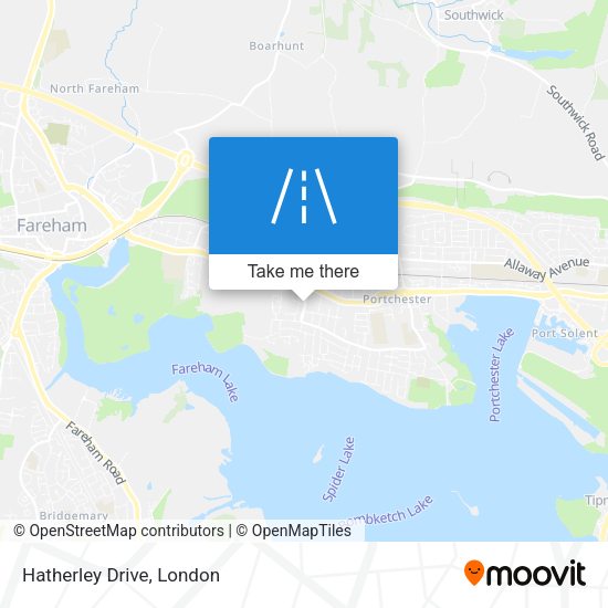 Hatherley Drive map