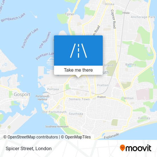 Spicer Street map