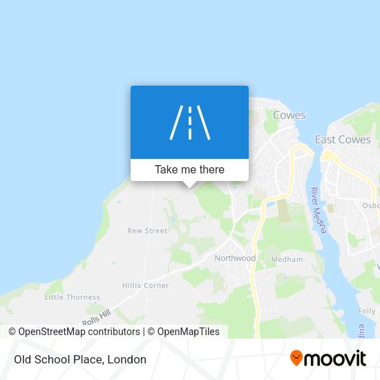 Old School Place map