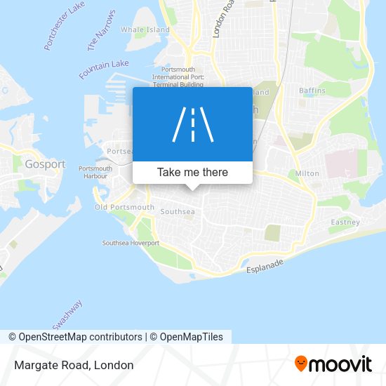 Margate Road map