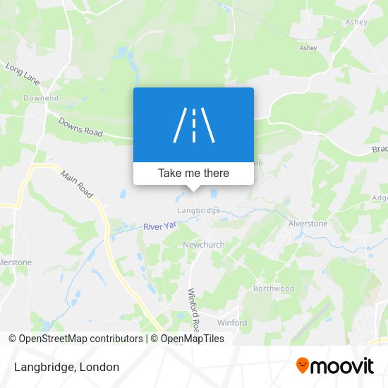 Langbridge map