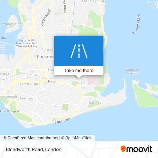 Blendworth Road map