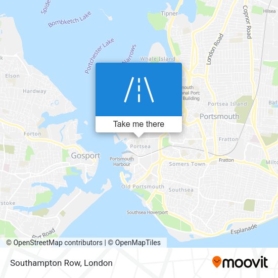 Southampton Row map