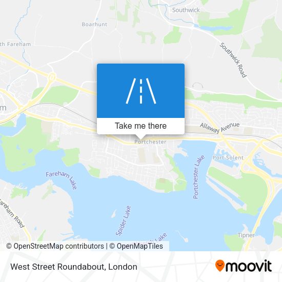 West Street Roundabout map