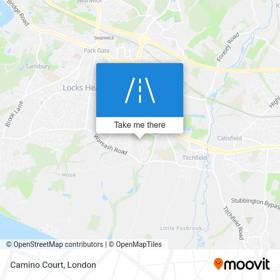 Camino Court map