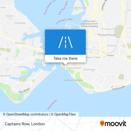 Captains Row map