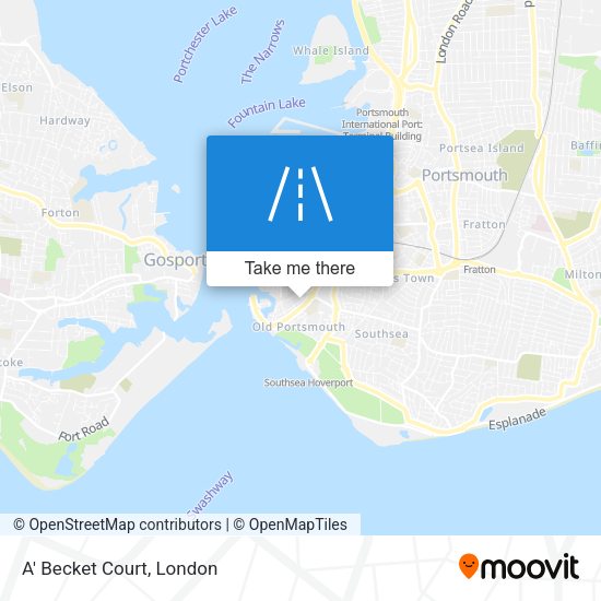 A' Becket Court map