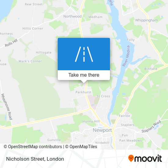 Nicholson Street map