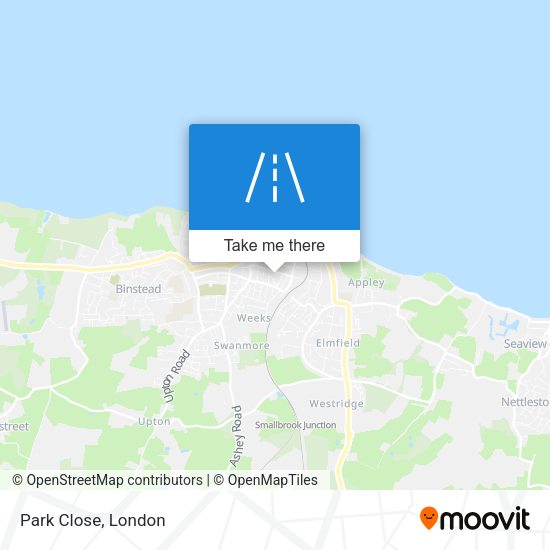 Park Close map