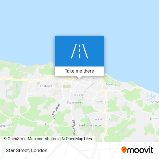 Star Street map