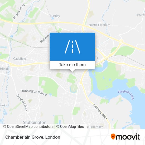 Chamberlain Grove map