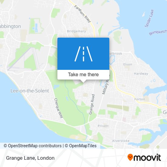 Grange Lane map