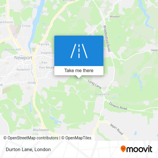 Durton Lane map