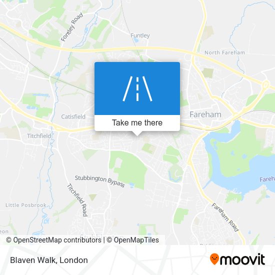 Blaven Walk map