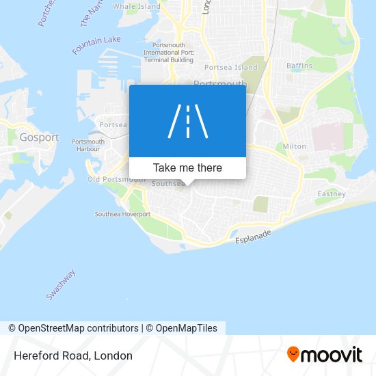 Hereford Road map