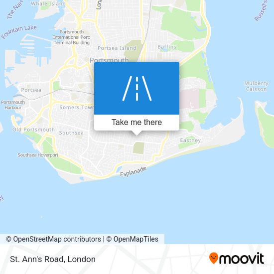 St. Ann's Road map